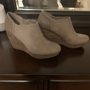 Dr Scholls wedge booties